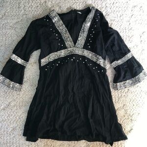 Black Mamma Mia Style Dress